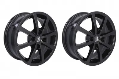 Janta aluminiu 6x15, 4x108, CH 63,4, ET: 25 model ITWHEELS Alisia, Negru Lucios