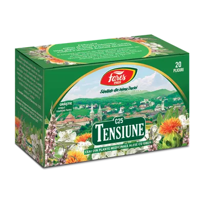 Ceai pentru tensiune, 20 plicuri, Fares