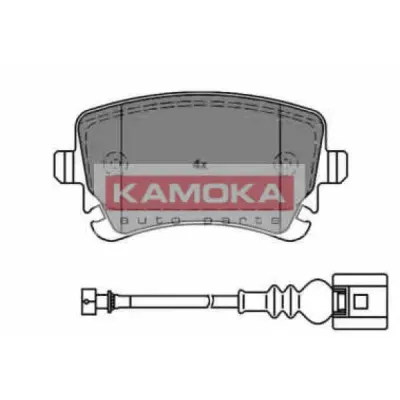 Set placute frana, frana disc KAMOKA JQ1013288