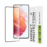 Folie de protectie Ecran Techsuit pentru Samsung Galaxy S21 5G G991, Sticla Securizata, Full Glue, 111D, Neagra