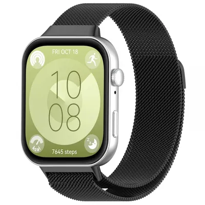 Curea Techsuit W009 pentru Huawei Watch Fit 5 Pro / Fit 5 / Fit 4 Pro / Fit 4 / Fit 3, Neagra