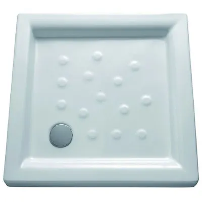 Cadita dus patrata Gala Atlas, 70x70 cm, alba