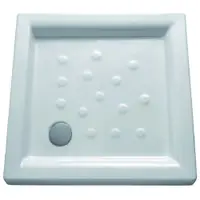 Cadita dus patrata Gala Atlas, 70x70 cm, alba