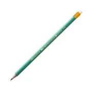 Creion grafit Bic Evolution 655 8803323, HB, corp hexagonal verde, cu guma de sters
