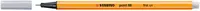Liner Stabilo Point 88 - gri, 0,4 mm