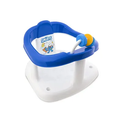 Scaun de baie pentru bebe antiderapant Strumfi White