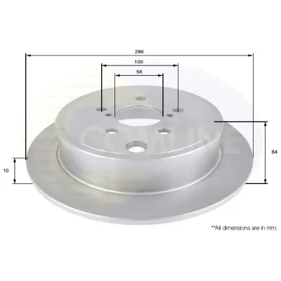 Disc frana COMLINE ADC0823