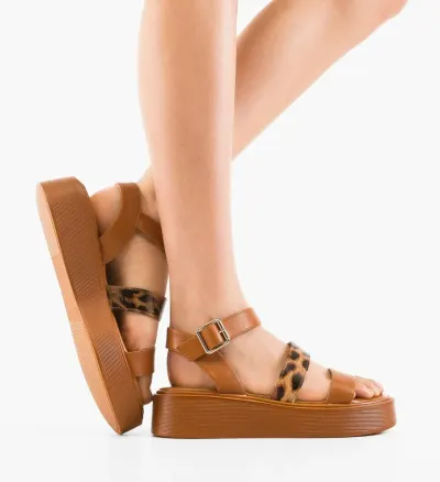 Sandale dama Essmee Camel