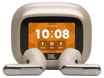 Căști wireless JBL - Live Flex 4, TWS, ANC, șampanie