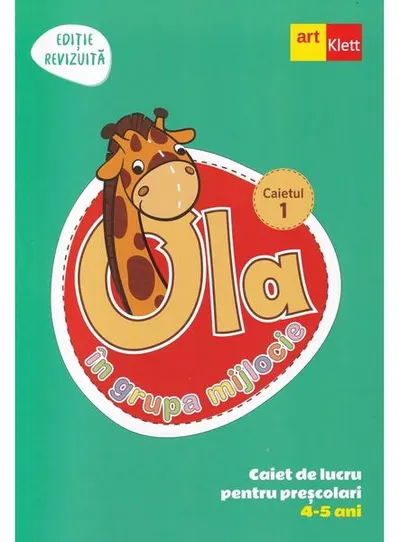 OLA în grupa mijlocie. Caiet de lucru pentru preșcolari. Caietul 1 (4-5 ani) - Paperback brosat - ***