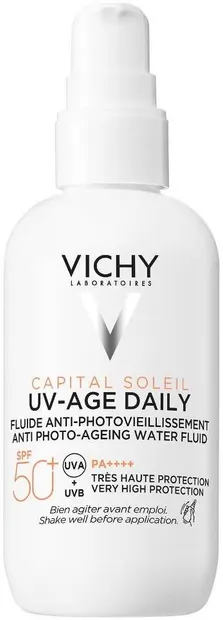 Vichy Capital Soleil Fluid facial anti-fotoîmbătrânire, SPF50+, 80 ml