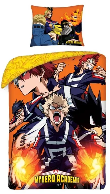 Set lenjerie de pat copii Halantex - My Hero Academia, Heroes Rising