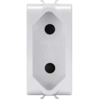 Israeli Standard Priza - 250 V Ac - 2p 10 a - 1 Module - White - Chorus