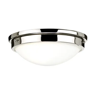 Corp de iluminat decorativ pentru exterior, Gravity 2 Light Flush Light – Polished Nickel