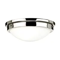 Corp de iluminat decorativ pentru exterior, Gravity 2 Light Flush Light – Polished Nickel