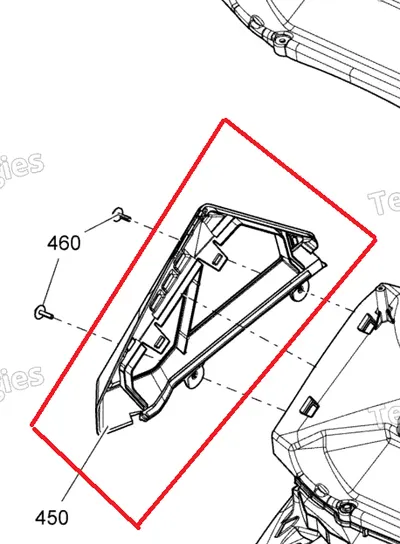 Filtru aer dreapta Ski-Doo