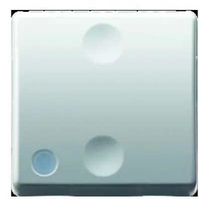Intrerupator cu revenire 2 module cu led Gewiss System GW20527, alb