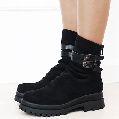 Ghete negre dama casual 7673 115