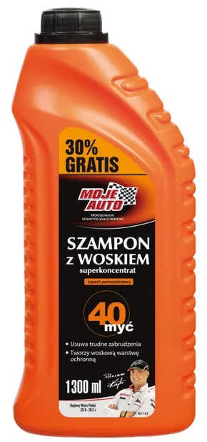 Sampon concentrat cu ceara Moje Auto 1300ml 1.3L