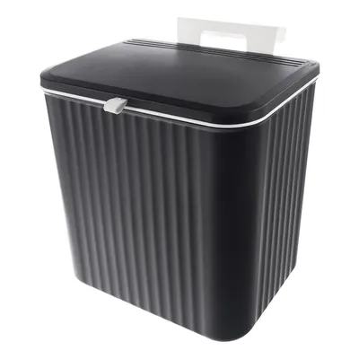 Coș de gunoi negru din plastic 13 l – Orion