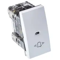 Intrerupator sonerie SERIA M ST cu LED 230V 1M 10A ALB