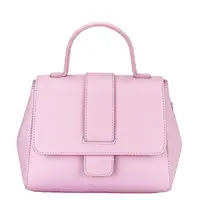 Geanta barbie roz din piele naturala 1047 123