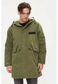 Jacheta barbati - 303190774 - Bumbac/Poliester - Verde - Verde