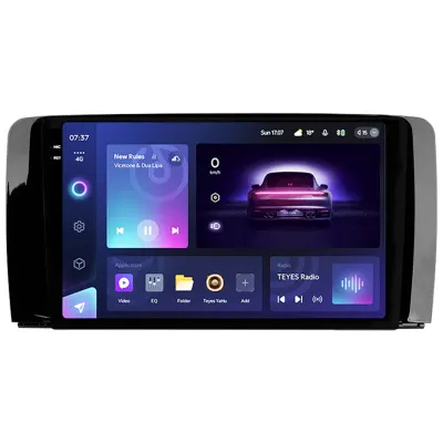 Navigatie Auto Teyes CC3 2K Mercedes-Benz R Class W251 2005-2017 4+32GB 9.5" QLED Octa-core 2Ghz Android 4G Bluetooth 5.1 DSP