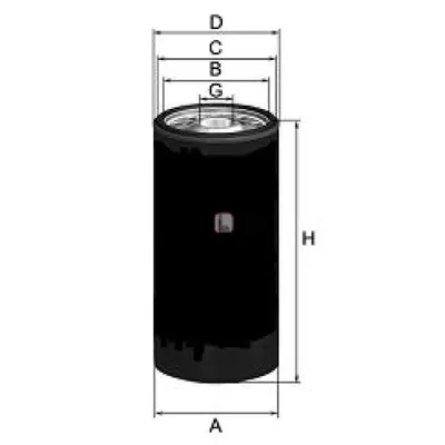 Filtru ulei SOFIMA S 3292 R