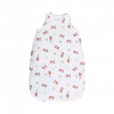 Sac de dormit de iarna 95 cm bumbac ranforce Bears Pillows White