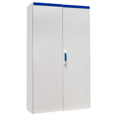 Dulap compact cu doua usi, 2000x1200x400mm, RAL 7035