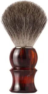 Mondial 1908 Perie de bărbierit cu păr din Grey Badger, mâner de culoare mahon