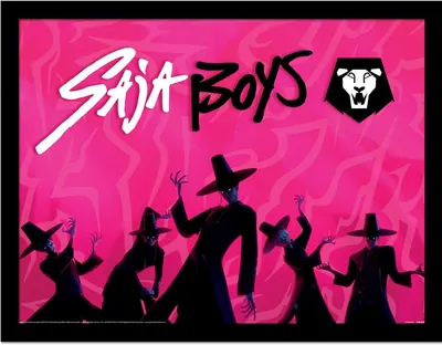 Poster cu ramă Pyramid Animation: KPop Demon Hunters - Saja Boys Idol