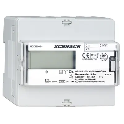 Contor digital de kWh 3f, X/5A(6A), 2 tarife