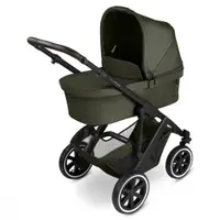 Carucior 2 in 1 pentru copii ABC Design Salsa 5 Air Avocado cu suspensie, maner ajustabil, roti pneumatice, suport pentru picioare reglabil, greutate admisa 22 kg