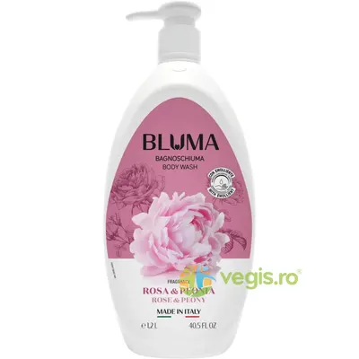 Gel de Dus Cremos cu Parfum de Trandafir si Bujor 1.2L