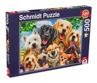 Puzzle Schmidt din 500 de piese - Dog Selfie