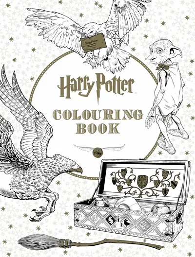 Carte de colorat după număr Bonnier Books Ltd: Harry Potter Colouring Book