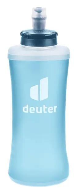 Sticlă de apă moale Deuter - Streamer Flask II 500 ml, 3D fund, albastru