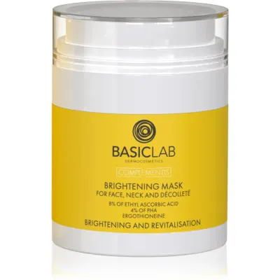 BasicLab Dermocosmetics Complementis mască iluminatoare pentru ten mat și neuniform 50 ml