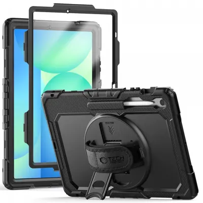 Husa pentru Samsung Galaxy Tab S10 FE+, Tech-Protect, Solid, Neagra