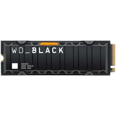SSD WD Black SN850X HeatSink 2TB M.2 2280 PCIe Gen4 x4 NVMe, Read/Write: 7300/6600 MBps, IOPS 1200K/1100K, TBW: 1200