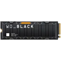 SSD WD Black SN850X HeatSink 2TB M.2 2280 PCIe Gen4 x4 NVMe, Read/Write: 7300/6600 MBps, IOPS 1200K/1100K, TBW: 1200