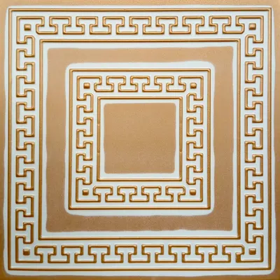 Tavan fals decorativ 08-ZL-23 polistiren extrudat auriu 50x50x0.4 cm
