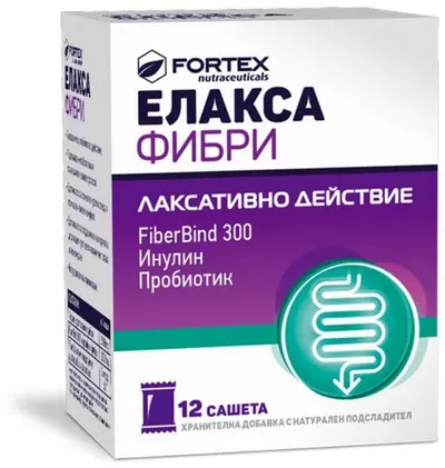 Elaxa Fibre, 12 pliculețe, Fortex