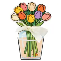 Cutii cadou buchet lalele (set 10 buc) - Default Title