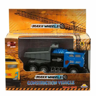 Vehicul de constructie cu basculanta, Maxx Wheels, Albastru