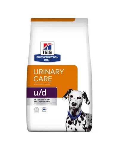 HILL'S Prescription Diet Canine U/D Urinary Care hrana dietetica pentru caini cu afectiuni rezultate din urolitiaza 10 kg