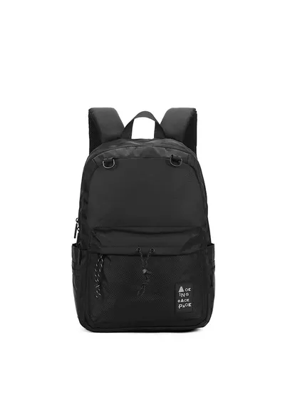 Rucsac unisex cu compartimente multiple - Negru