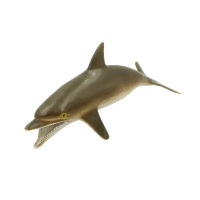 Figurină cu sunet Sqweekies delfin maroniu 23cm